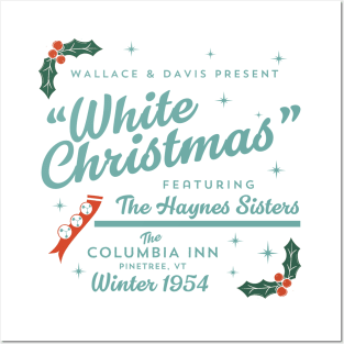White Christmas Ad Posters and Art